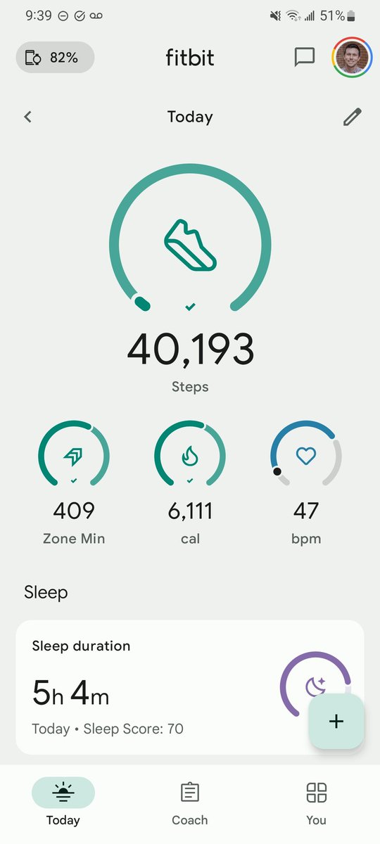 First 40k day! Feeling better than ever. Movement is medicine. On to 50k soon!