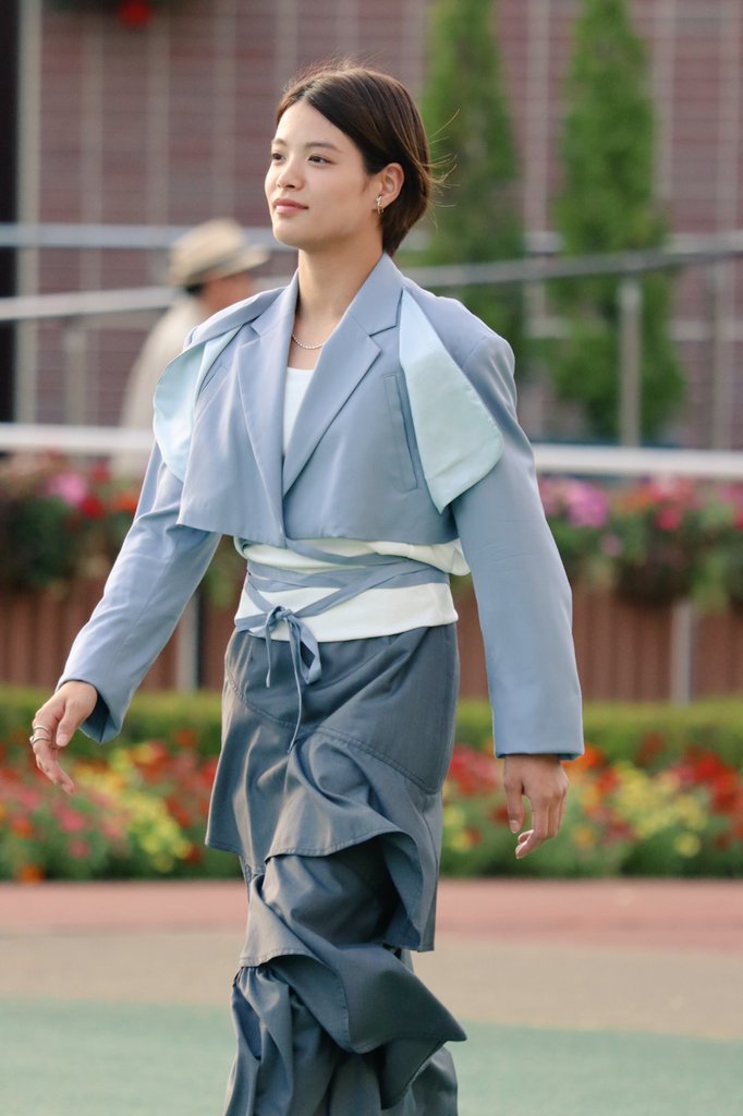 wnd6tjamuiamy's tweet image. 昨日の札幌競馬場には柔道の阿部詩さんがトークショー&amp;amp;WASJのプレゼンターとして来てました😊
柔道着とはまた違いきっちりおめかし&amp;amp;メイクで可愛いかったです😊
#阿部詩
#WASJ2024