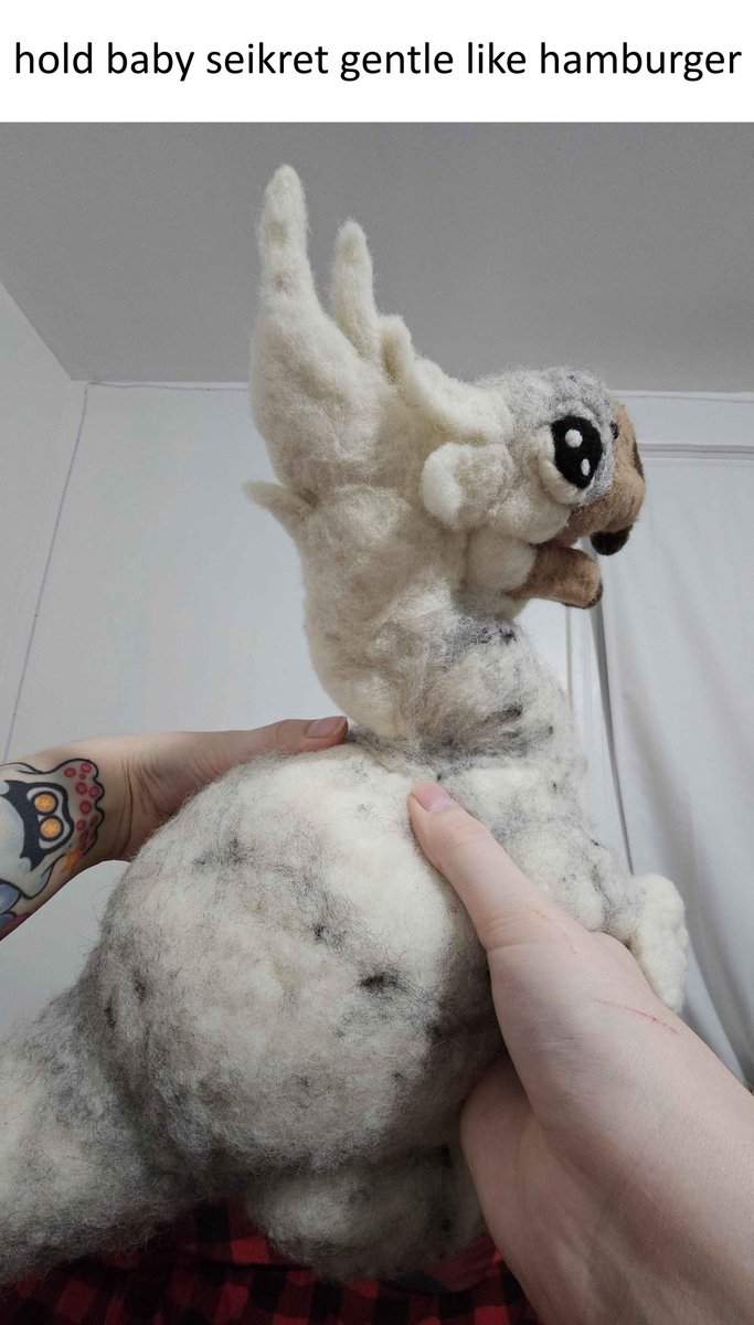 MitchGizzard's tweet photo. Chunky baby Seikret
Available

#MonsterHunter #MonsterHunterWilds #Seikret #BabySeikret #Needlefelt #FeltArt #FeltedArt #Fanart https://t.co/UfNKM4jMCh