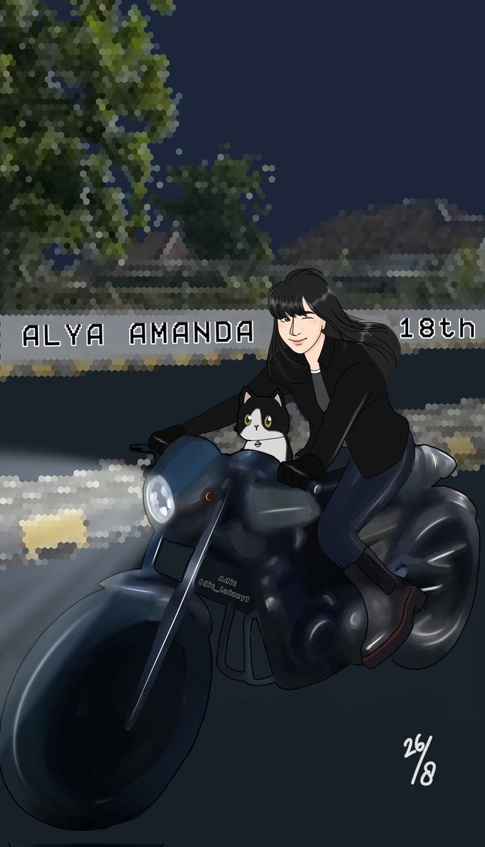 Happy birthday Alya yg ke 18th semoga karirnya di jkt48 makin besar dan lebih terkenal makasih udah nemenin aku saat kesepian makasih juga kamu bikin aku percaya diri dan bisa keluar dari zona nyaman, makasih ya alyaa "Kadonya otw ya pass projek sts" #AlyaToshine18