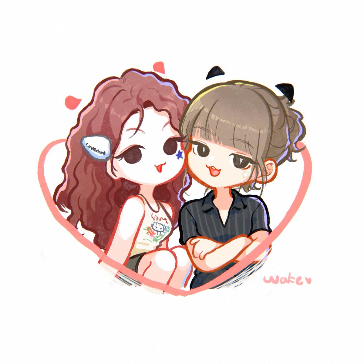 😘😘😘可爱两只

#민니 #MINNIE #슈화 #SHUHUA #유부초밥