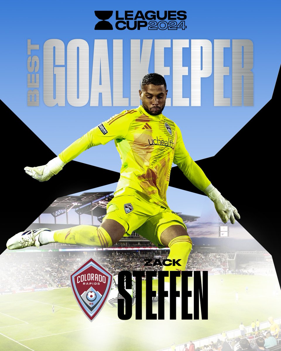 Zack Steffen named Best GK of #LeaguesCup2024 🧤 

His saves were unmatched, leading <a href="/ColoradoRapids/">Colorado Rapids</a> to a stellar tournament run.