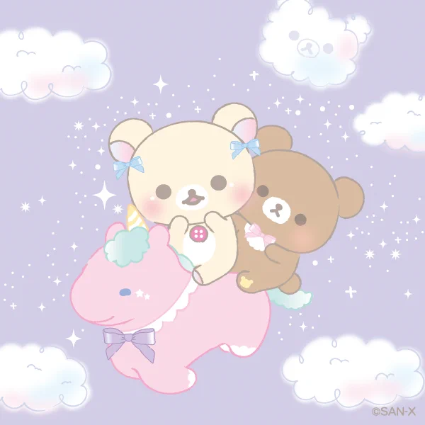 ユニコーンにのってお空を探検したよ! #お空のくるりんわたあめ