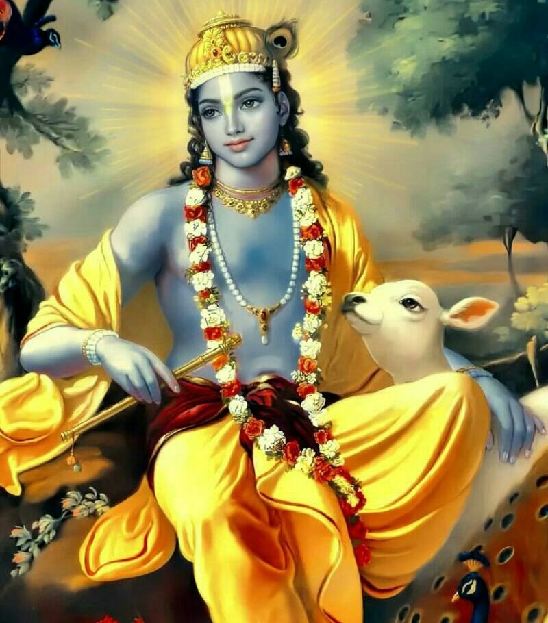 introvert_9_9's tweet image. Jai Shri Krishna 🙏❤️🥰