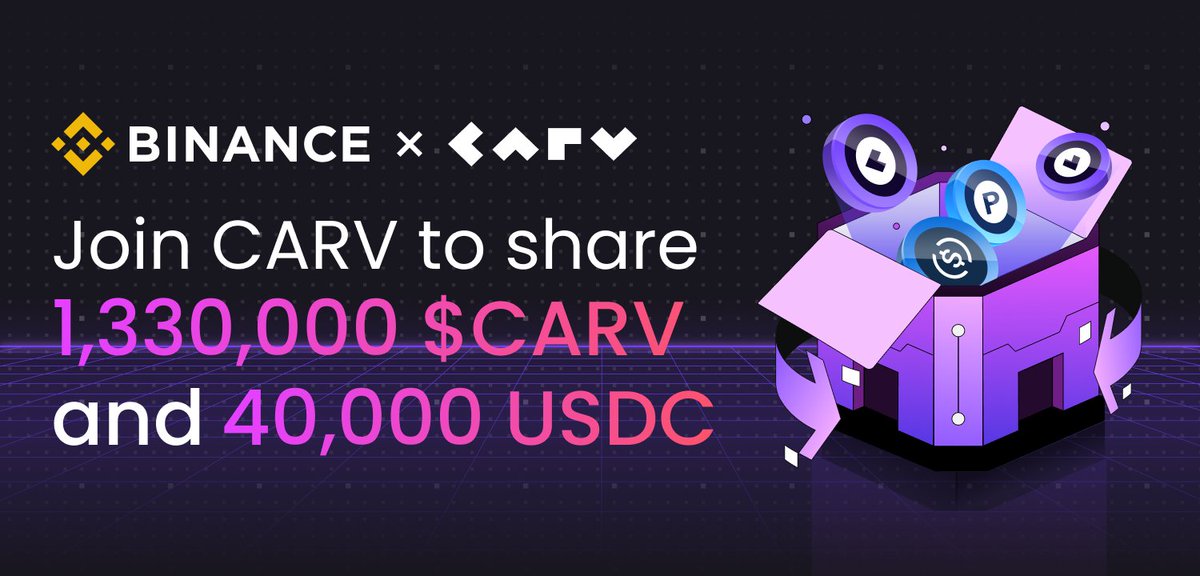 carv_official's tweet photo. CARVers, we heard you!   

We've identified potential cheats in our Binance Web3 Wallet & CARV Airdrop Campaign.   

Rest assured, we'll take necessary actions when the campaign concludes to ensure cheaters won't be rewarded.  

To maintain fairness, we’re taking bold steps: 

• The Binance Web3 Wallet & CARV Airdrop Campaign will be extended to 2 PM (UTC+8) on August 31st. 
• We’re adding more rewards, totaling 1,330,000 $CARV and 40,000 USDT, to ensure greater rewards for genuine users. 
• Starting 8 AM (UTC+8) on August 27th, the weekly 50 points from the Play & Earn section will be moved to the Daily Check-In section to provide a more balanced experience for all users. 

Lastly, remember to log in using your Binance Web3 Wallet and connect your Binance UID.   

Don’t wait—start collecting your points now!  

Learn how to participate here:
https://t.co/6CB9fk16XV