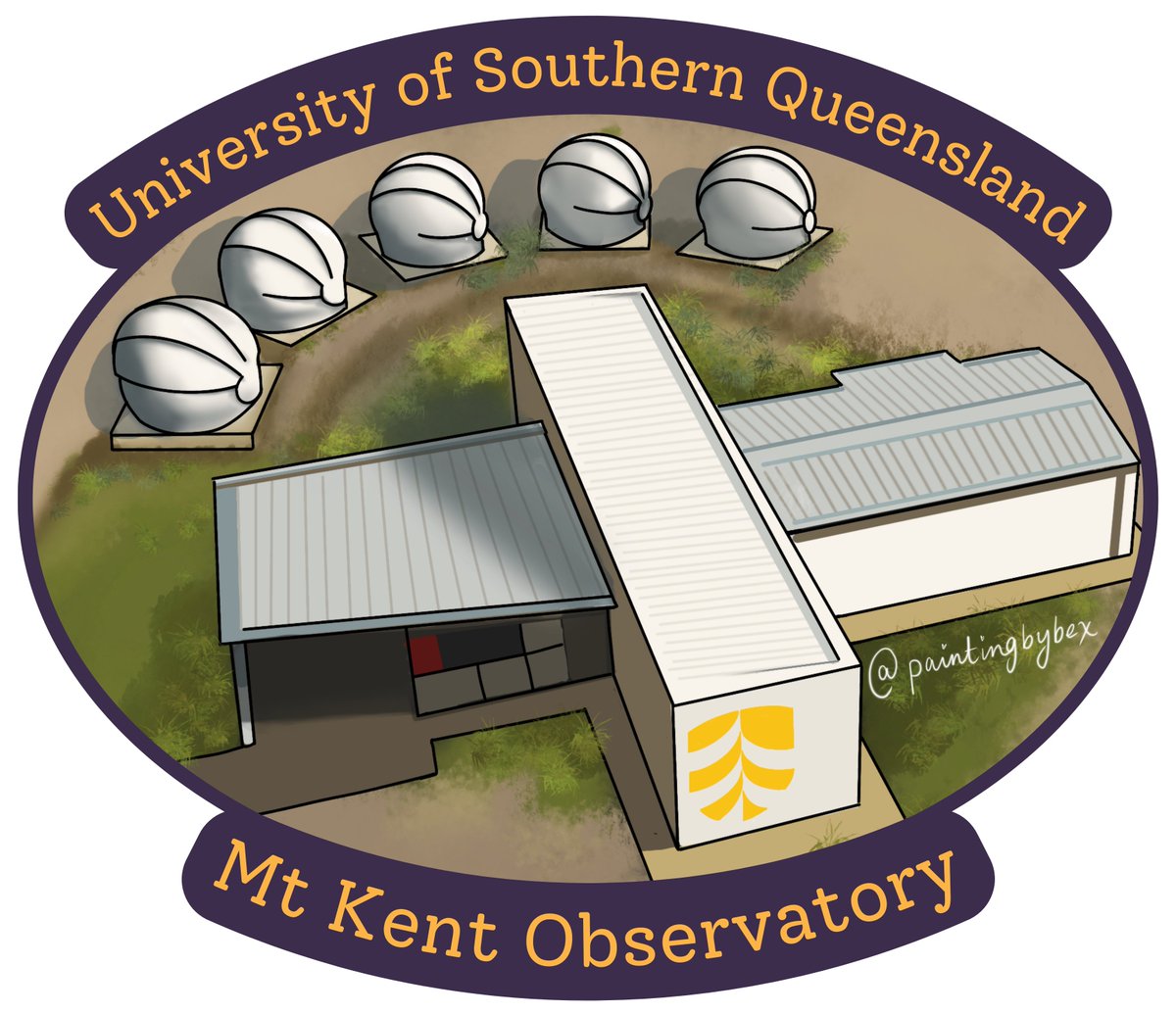 Rebecca McElroy (@re_mcelroy) on Twitter photo A stickerised doodle of <a href="/unisqaus/">University of Southern Queensland</a>'s Mt Kent Observatory! I can print some of these for locals to have - let me know if you want one! Image will go on my website for personal use as usual (rebeccamcelroy.github.io) 😊 A stickerised doodle of <a href="/unisqaus/">University of Southern Queensland</a>'s Mt Kent Observatory! I can print some of these for locals to have - let me know if you want one! Image will go on my website for personal use as usual (rebeccamcelroy.github.io) 😊