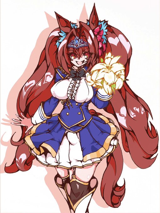 チームリリィのダイワスカーレット
Daiwa Scarlet for Lily 
#ウマ娘
#umamusume 