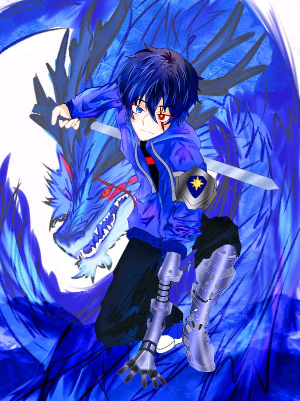 The_dawnEsther's tweet photo. Rain
(●'◡'●)
Dragon tamer, but he has prosthetics.
#rainimator 
@Rainolaguer https://t.co/hvo4ySd8qk