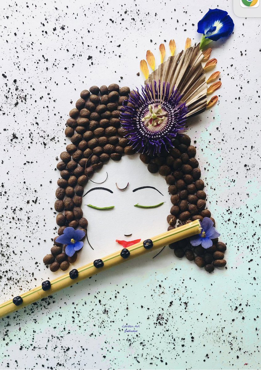 Neelavanam's tweet photo. Happy Gokulashtami.
The Krishna art that stole many hearts 🙂
#coffeewithkrishna https://t.co/j9iZ3qvlNh