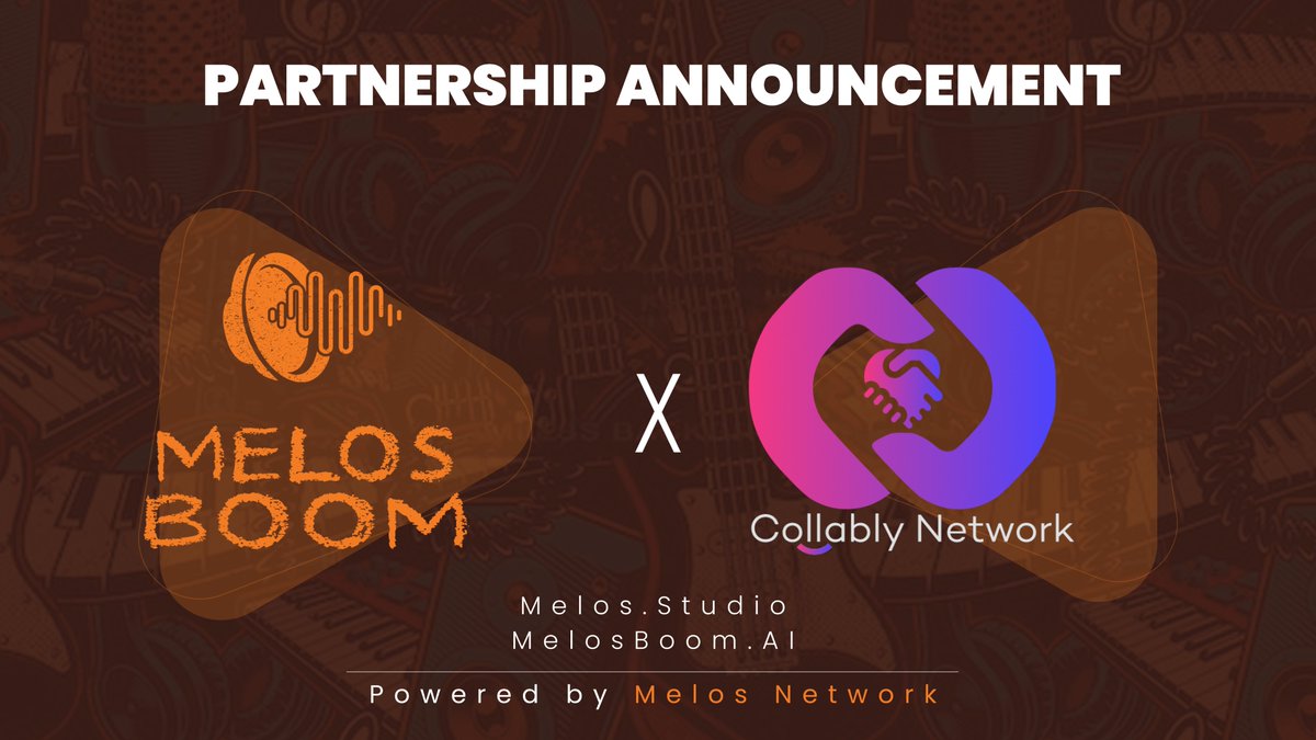 MelosBoom's tweet photo. 🟧Ecosystem Partnership with @CollablyNetwork🟧

#Collably Network is a Web3 Collaboration Platform, designed to connect Projects with their Perfect Partners.

Welcome onboard Melos Ecosystem &amp; we're excited to networking together with Collably in Web3.🫡 https://t.co/MGUuDcHC51