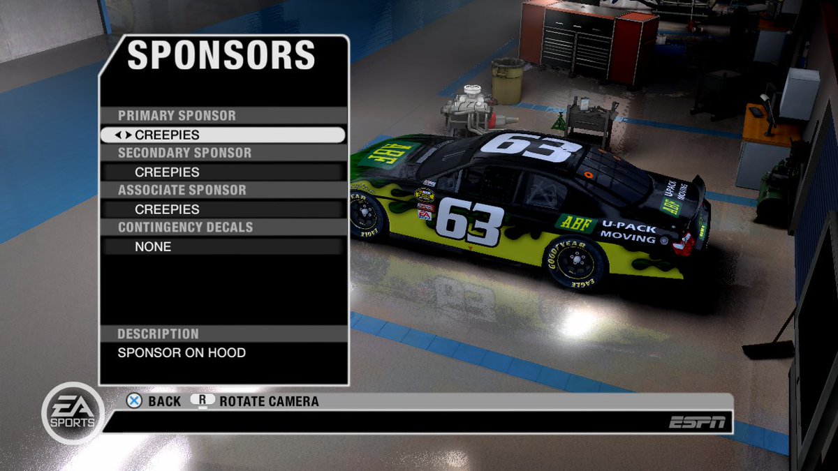 2002GrandPrix's tweet photo. The coolest thing about PS3-era EA NASCAR games is that since they used the same file format as NCAA, the NCAA AST Loader works for them. This means the sponsor textures can be extracted and replaced by whatever you want with paint(dot)net https://t.co/ttGw2u4TD6