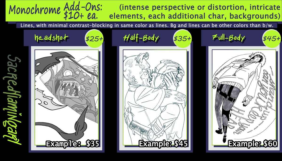 ketherphorbia's tweet photo. Reopening my #artcommissions with five slots. #artistsontwitter #artistsonx #artistsoninstagram #artcommission

See full details and examples at https://t.co/FJCKl27Dfc

Thank you for your continued interest and support! <3 https://t.co/jFT8vbcSSs