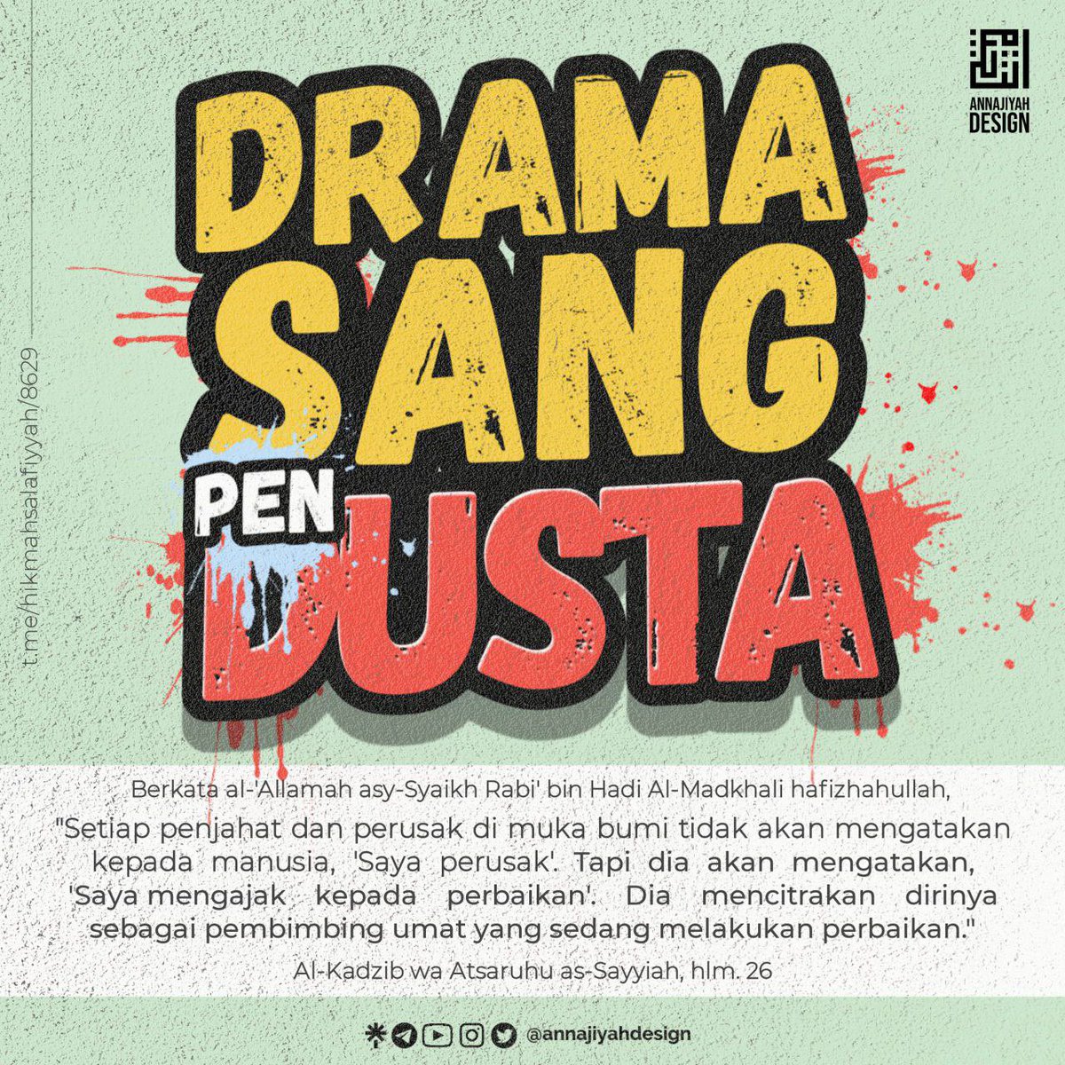 salafiyyunid's tweet photo. DRAMA SANG PENDUSTA
#drama #dusta
• follow • share • save •
| https://t.co/TpNeQno3OT 
▫️▫️▫️ https://t.co/WjabANPW6p