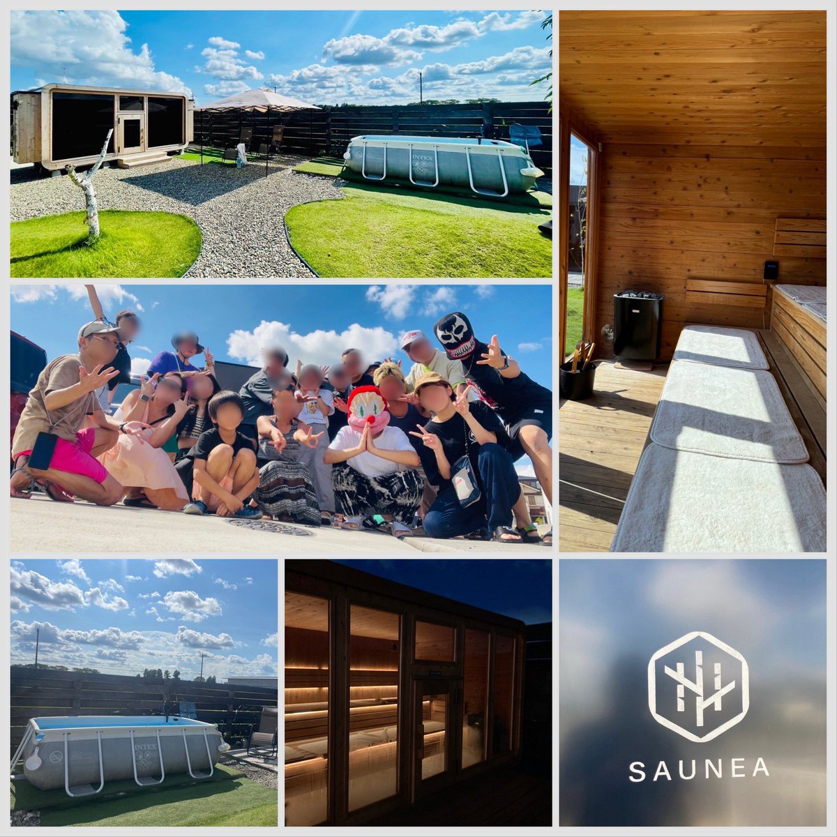jackie__dayo's tweet photo. 浦和 #SAUNEA 貸切夏祭り🌻🍉☀️
最高のメンツで最高の夏を 🧖♀️✨💫
サ室MAX115℃設定 水風呂チラー14℃🧊
広くてそれぞれの熱波も最高っ!🐰😈🤡
爆速クッキングめちゃ楽しかった〜〜〜!
個性全開🌿の最高の一日でした🧡 https://t.co/H8o9pBMJri
