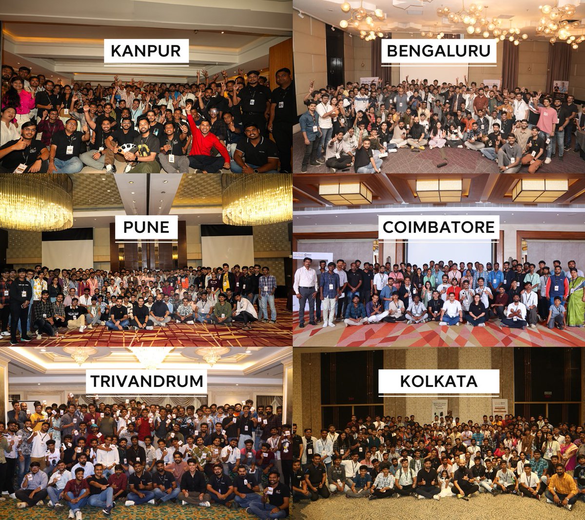 parakram_h's tweet photo. August was quite exciting for the #iQOOCommunity 🤩

~ 6 Cities
~ 6 Sneak Peek sessions
~ 1000+ Attendees 
~ And loads of fun 😊 

Cheers to all the Questers for making it possible ❣️

#iQOOZ9sSeries @IqooInd #iQOOConnect https://t.co/6hNwEMv6UZ