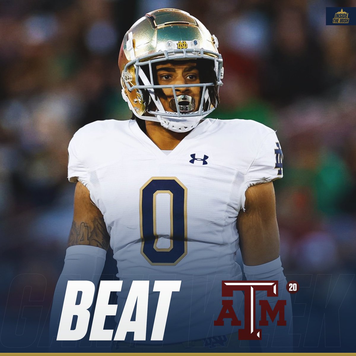 It’s finally GAME WEEK! #GoIrish ☘️