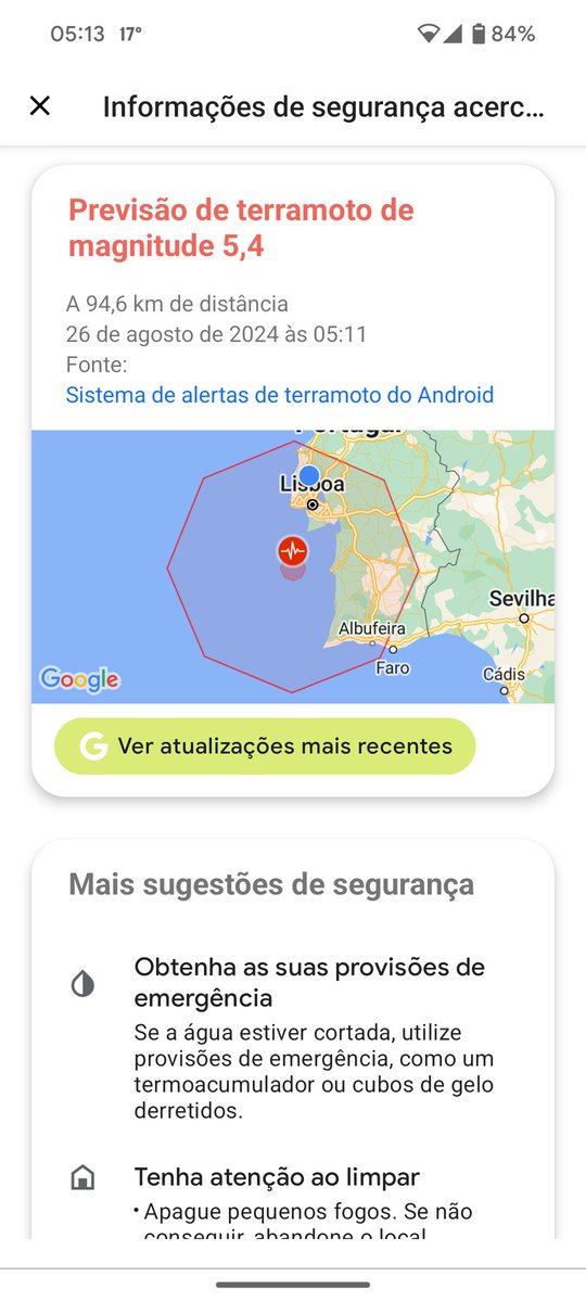 Até saltei da cama. #sismo #terramoto #medo