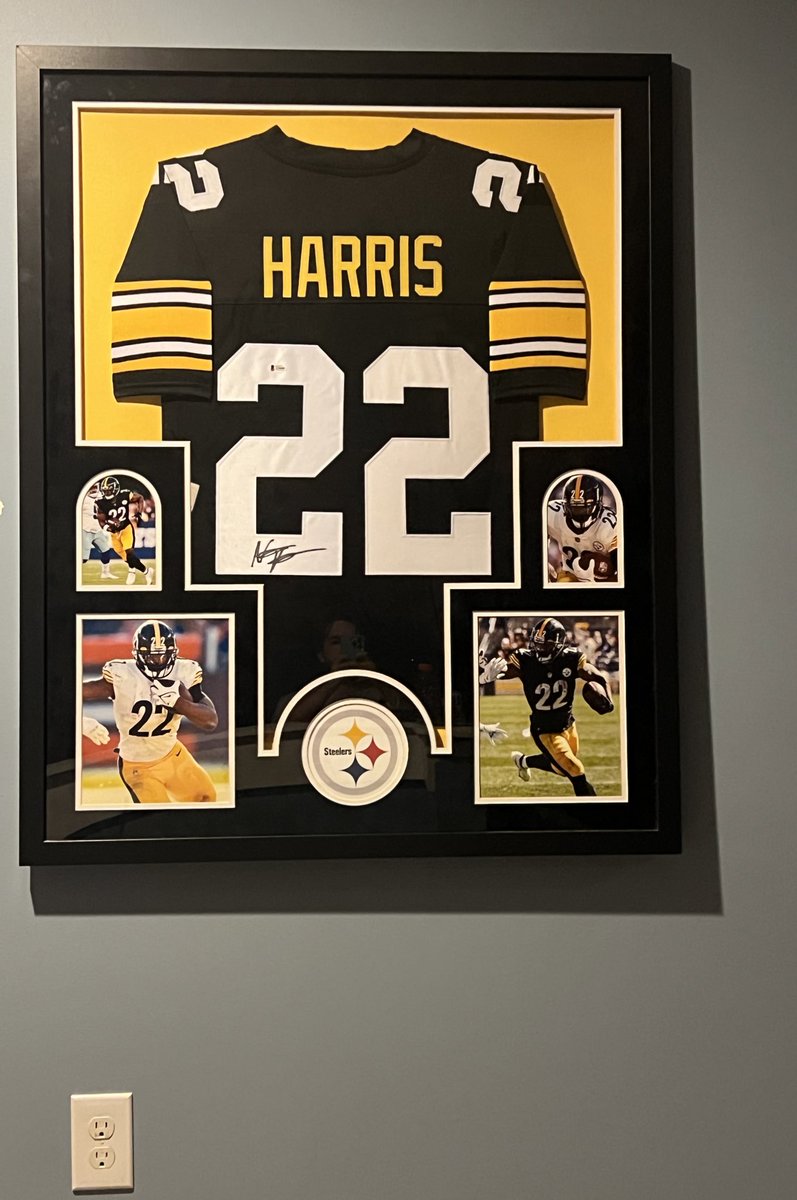 I’ve had this Najee jersey close to 2 years now and i’m just now putting it up. (Sorry Najee)