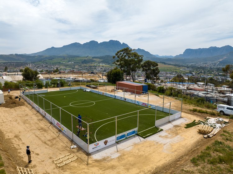 Coming up: 
We share the story of an innovative water harvesting system put in place at Kayamandi Primary School, on top of which they've built a mini-football pitch. We speak to <a href="/MarcoBotha/">Marco Botha</a> CEO of Open Play Foundation