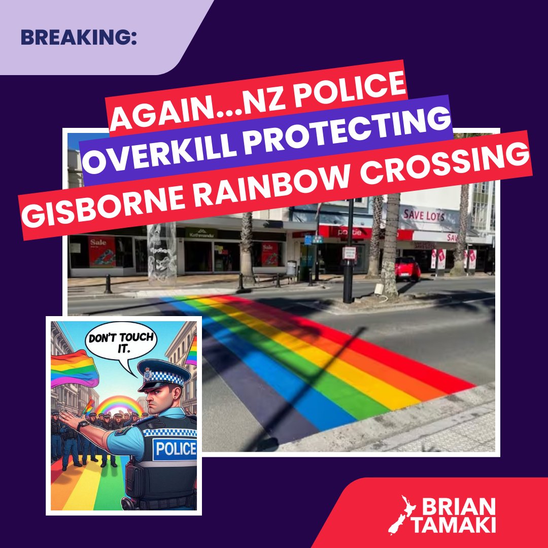 Today, in Gisborne we had what is supposed to be a basic pre-trial hearing for the Gisborne rainbow crossing charges!

Of course, the NZ Police went completely overkill again.  

Not only did they have a local Police Prosecutor present...but they went to the expense of flying up