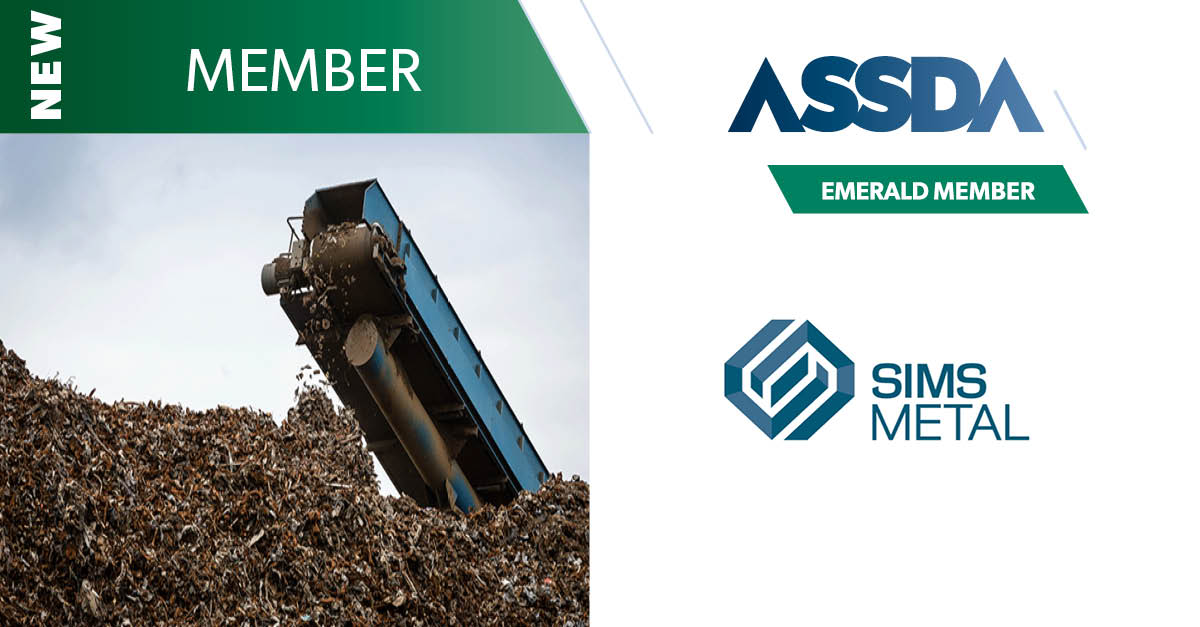 Welcome Sims Metal to ASSDA Emerald Membership! 
A global leader in metal recycling, with a commitment to innovation and environmental stewardship, Sims Metal is driving sustainability by transforming scrap into reusable resources. 
Learn more: simsmm.com