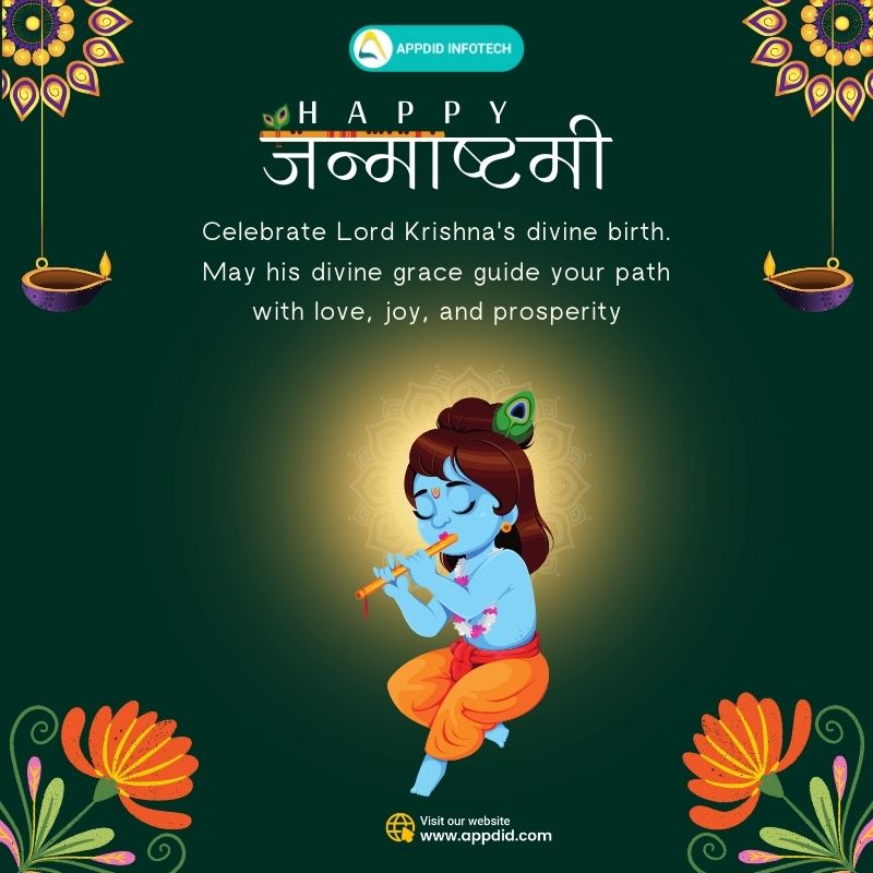 Appdid_M's tweet photo. On this sacred Janmashtami, may Lord Krishna shower you with love, wisdom, and endless joy. Jai Shri Krishna!

#HappyJanmashtami #JaiShriKrishna https://t.co/c601C55z5q