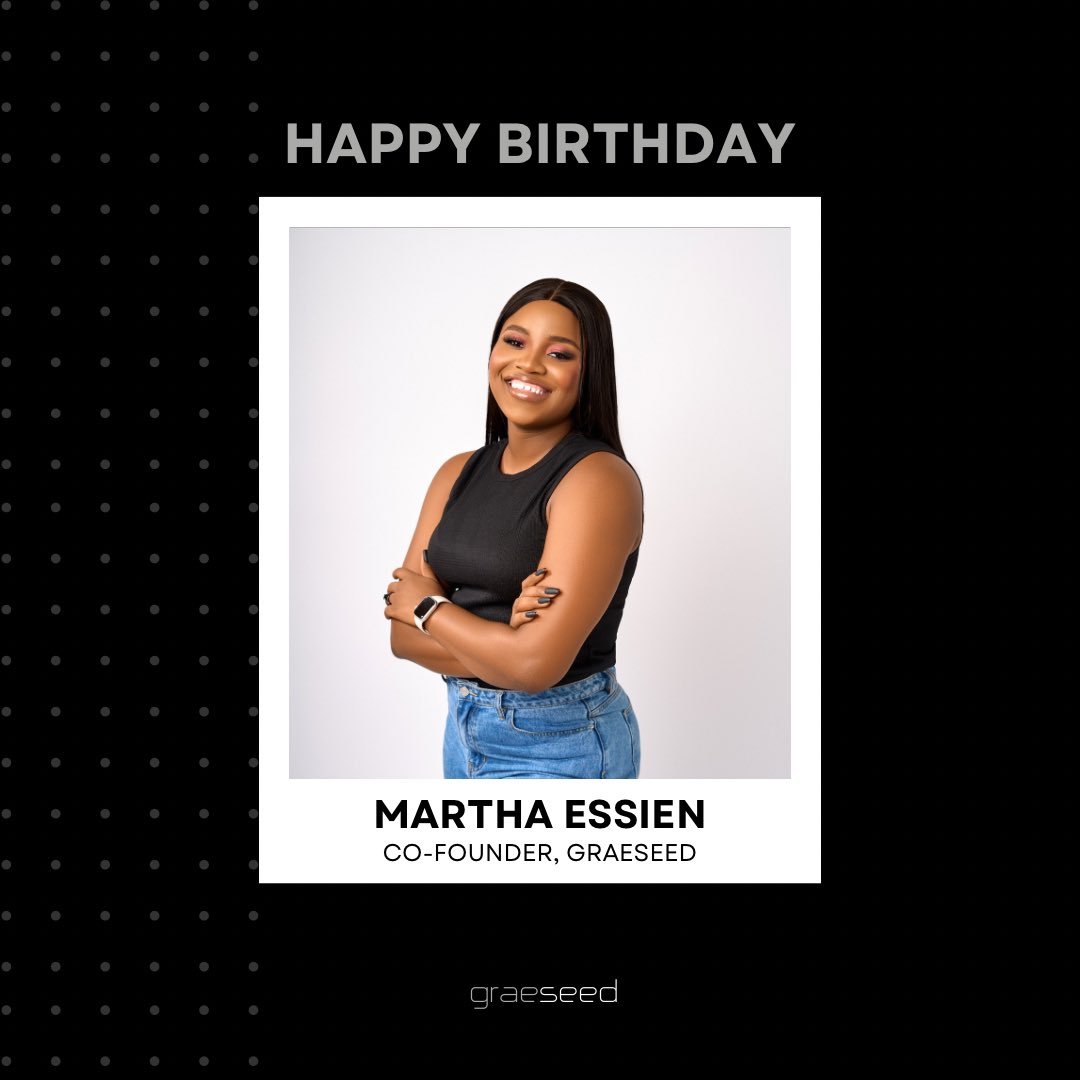 graeseed's tweet photo. Celebrating our amazing Co-founder 🥳🥳🥳

Thank you for all you do to keep our processes moving and to keep our community running. Your tireless effort is appreciated and on this special day we wish you all the goodness that you deserve.

Happy Birthday @thismarthaaa 💪

⦿ https://t.co/J5CHN2pHp3