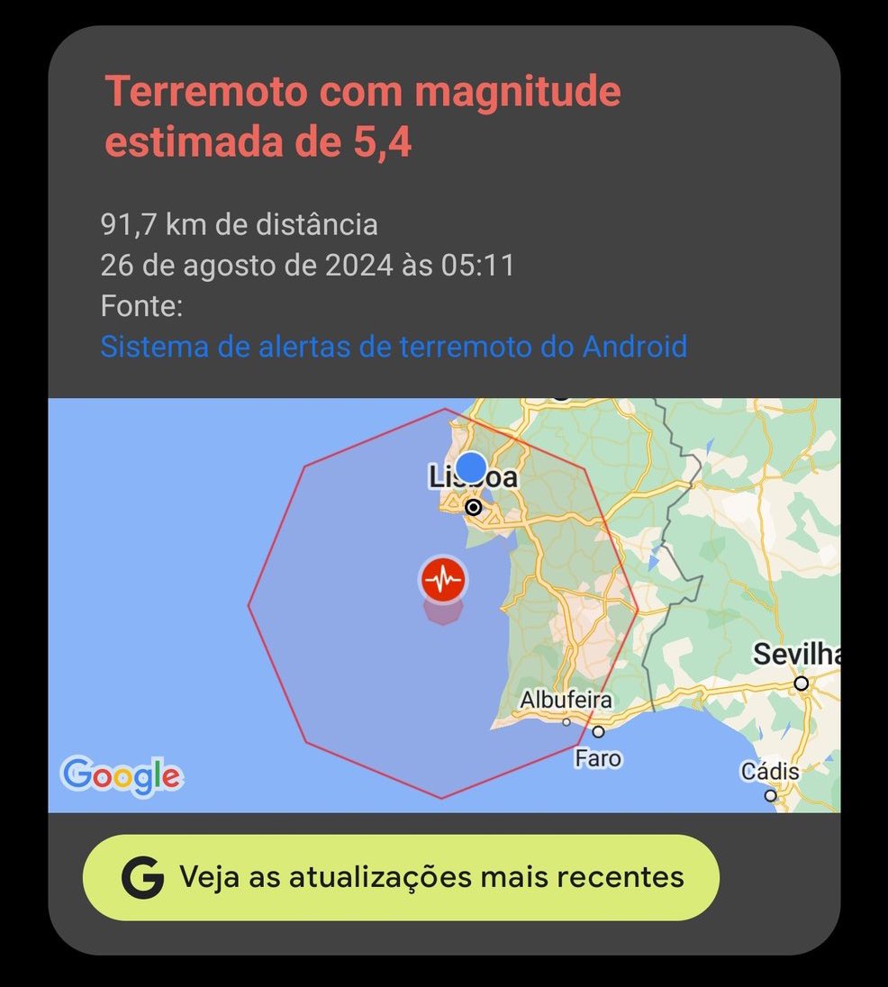 eixopolitico's tweet photo. 🇵🇹 AGORA: Terremoto de 5,4 graus atinge a região de Lisboa, em Portugal. https://t.co/DYBSqUEPCi