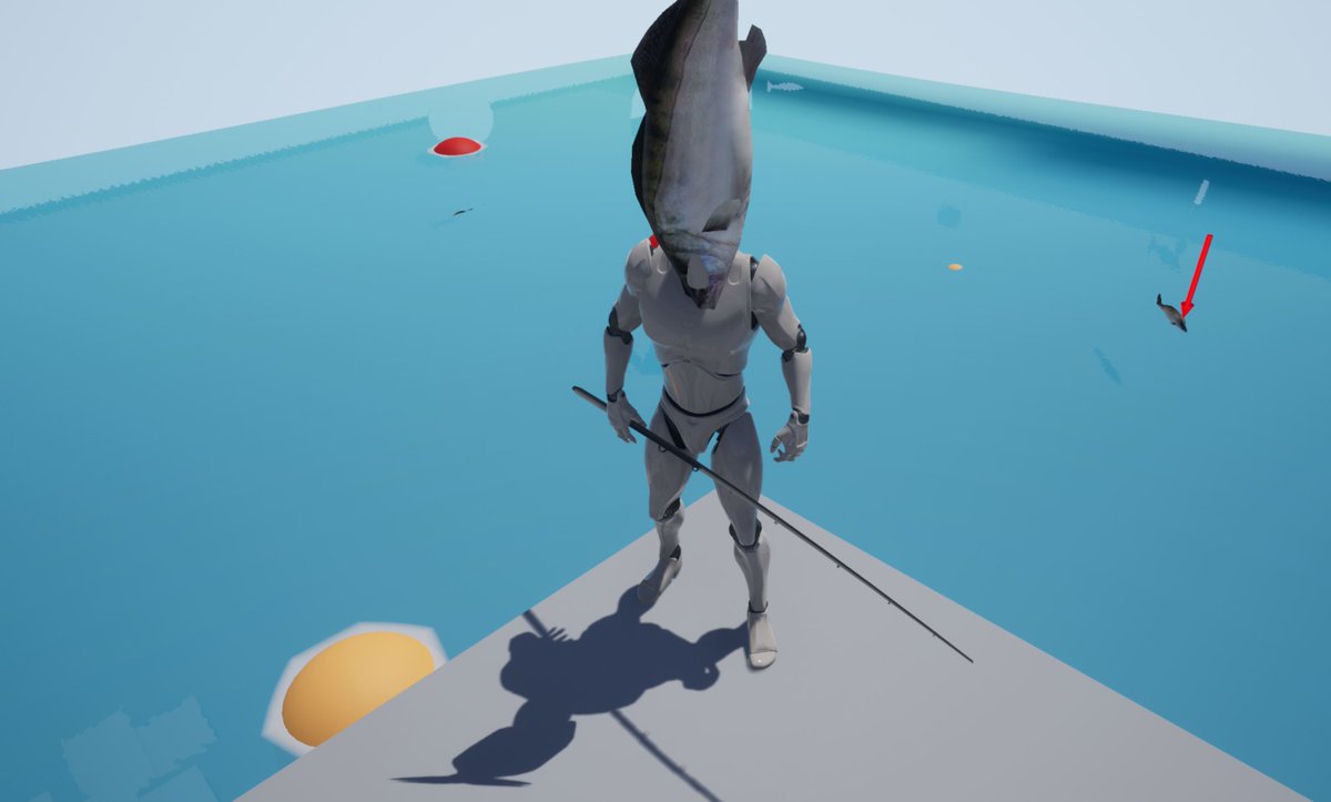 I've made a Mini-Fishing game...kinda! Haha

#laleyfishingjam #gamejam #gamedev #UnrealEngine  #videogames #indiedev <a href="/RyanLaley/">Ryan Laley</a>