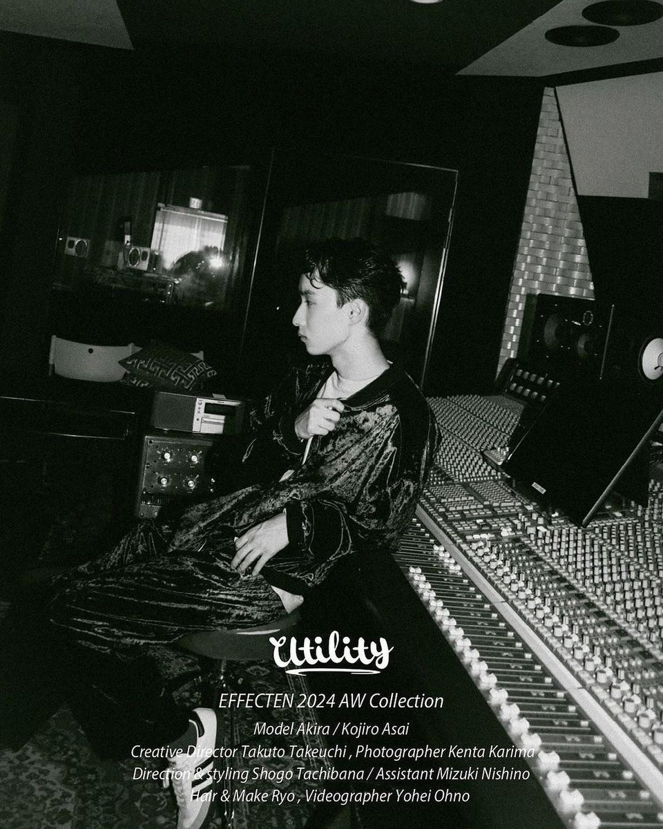 IMAGETOKYO's tweet image. Kojiro Asai for utility hrajuku private brand 「EFFECTEN」2024 Autumn &amp;amp; Winter

Ph: Kenta Karima
Styl: Shogo Tachibana
HM: Ryo
Creative Director: Takuto Takeuchi

#utilityharajuku #EFFECTEN #fashion #KojiroAsai #浅井小次郎 #image_models #imagetokyo