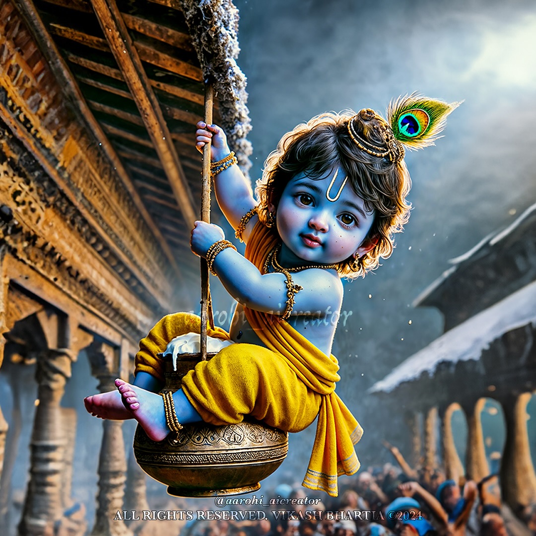 Yadv_pushpendra's tweet photo. वसुदेवसुतं देवं कंसचाणूरमर्दनम्। 
देवकीपरमानन्दं कृष्णं वन्दे जगद्गुरुम्॥ 
श्री कृष्ण जन्माष्टमी पर आप सभी को हार्दिक शुभकामनाएं।

जय श्री कृष्णा 🙏

#KrishnaBhakti #shreekrishnajanmastami 
#KrishnaLeela 
#Janmashtami2024 https://t.co/Or3mToZUup