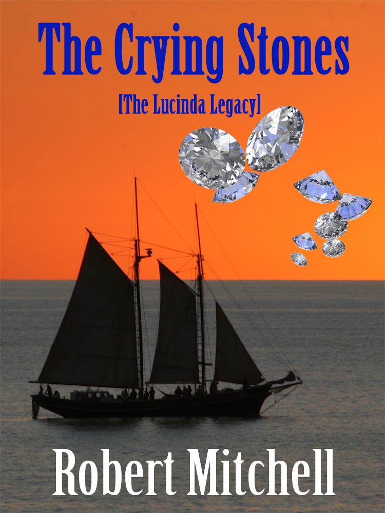 THE CRYING STONES (The Lucinda Legacy)
#FREE #eBOOK until 26th August (US date). The partners on the pearl lugger found the aircraft shot down by the Japanese Zeros, and the diamonds. The diamonds viciously dissolved that partnership. 

Amazon US: amazon.com/dp/B00C3VM9V2