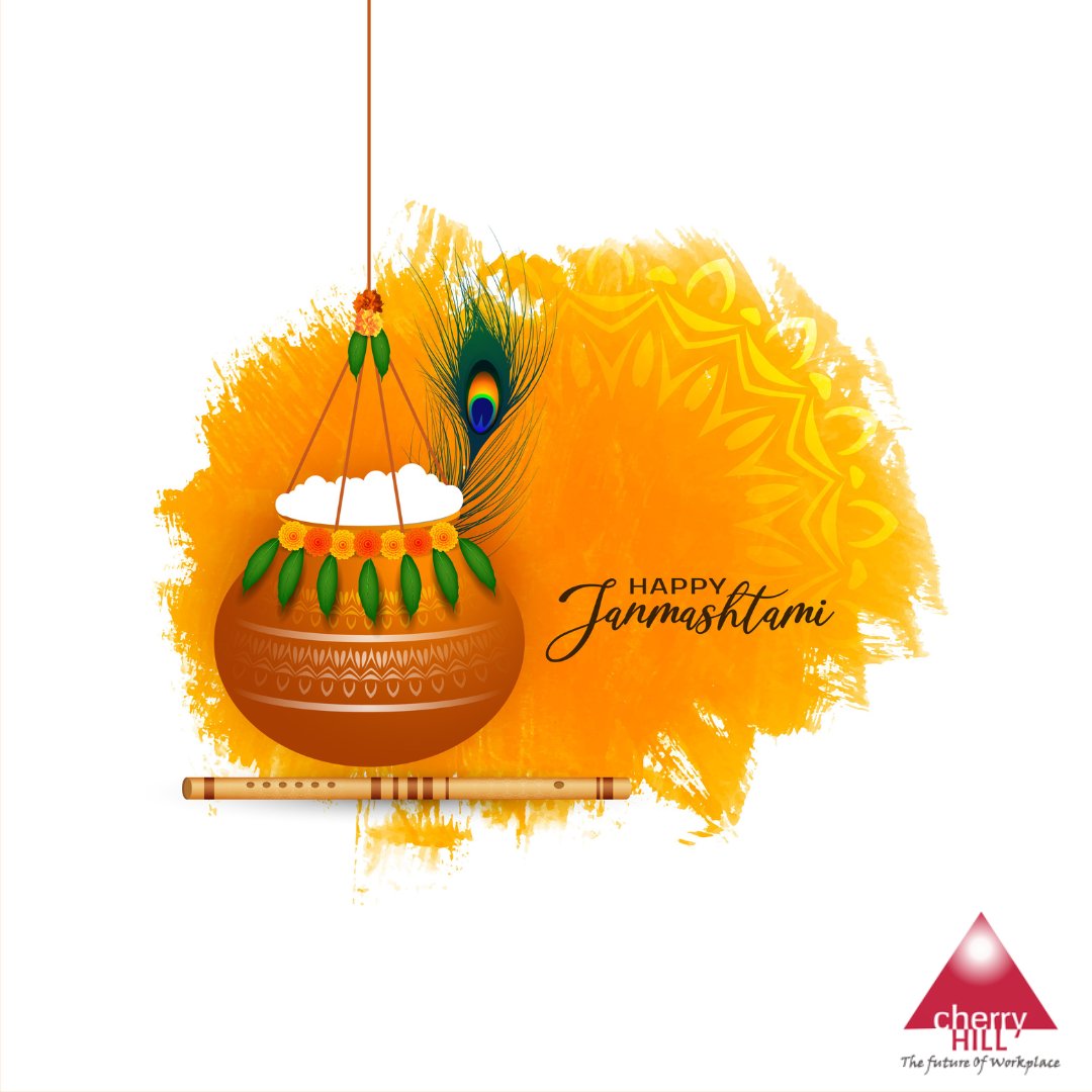 CherryHillDelhi's tweet photo. Today, let’s welcome Lord Krishna with Joy & Happiness. May the #natkhat Nandlal always shower his blessings & light on you. May every year, this auspicious day bring lots of happiness for you & your family. Wishing you a very #HappyJanmashtami from Cherry Hill Interiors https://t.co/nOpYto9Xob