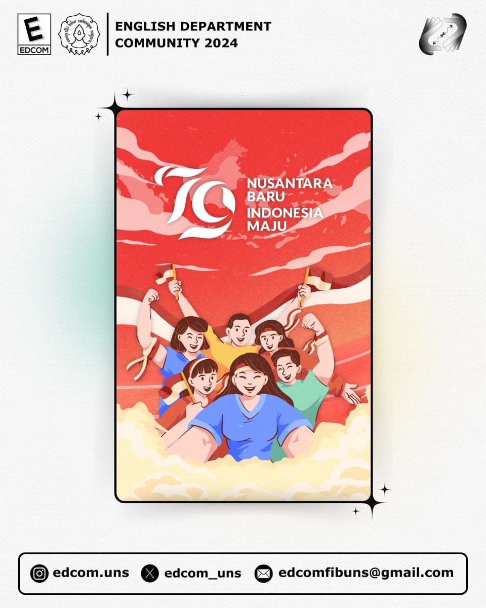 [August 17th, 2024] Merdeka! Indonesia Baru Indonesia Maju 

79 years of Indonesian freedom! Let's celebrate our amazing country today. From beautiful beaches to rich culture, Indonesia is truly special. Let’s honor our heroes and work together for a brighter future. 🇮🇩🇲🇨