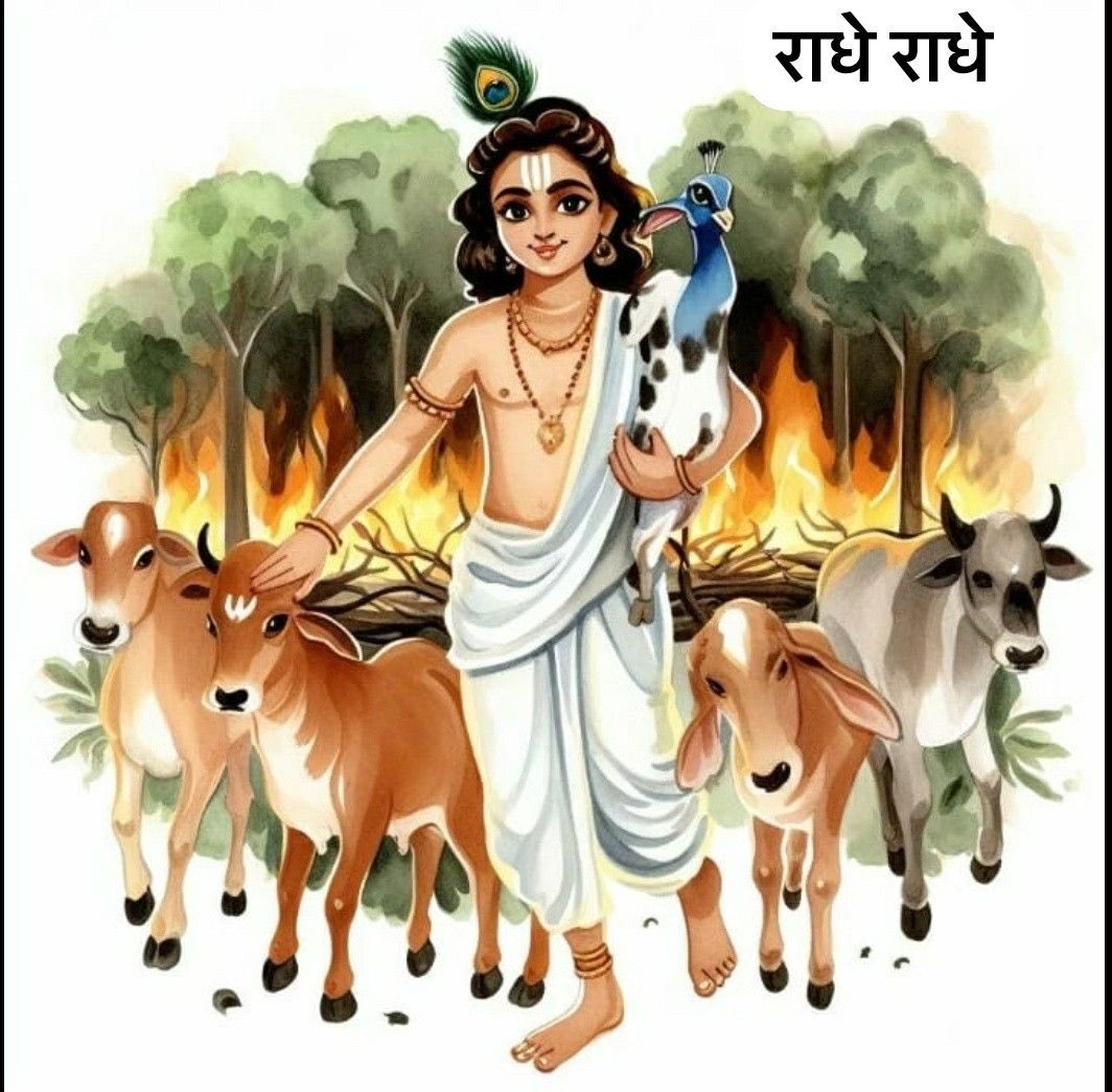 mohankala8's tweet photo. बालं नवीनशतपत्रविशालनेत्रं बिम्बाधरं सजलमेघरुचिं मनोज्ञम् 
मन्दस्मितं मधुरसुन्दरमन्दयानं श्रीनन्द नन्दमहं मनसा नमामि।

कृष्ण: कमल पत्राक्ष: कृष्ण: कमललोचन: ।

अखिल कोटि ब्रह्माण्ड नायक राजाधिराज योगिराज परब्रह्म  करूणा वरूणा लय भगवान श्रीकृष्ण के जन्मोत्सव की हार्दिक शुभकामनाएं https://t.co/hSBM6k7AZL