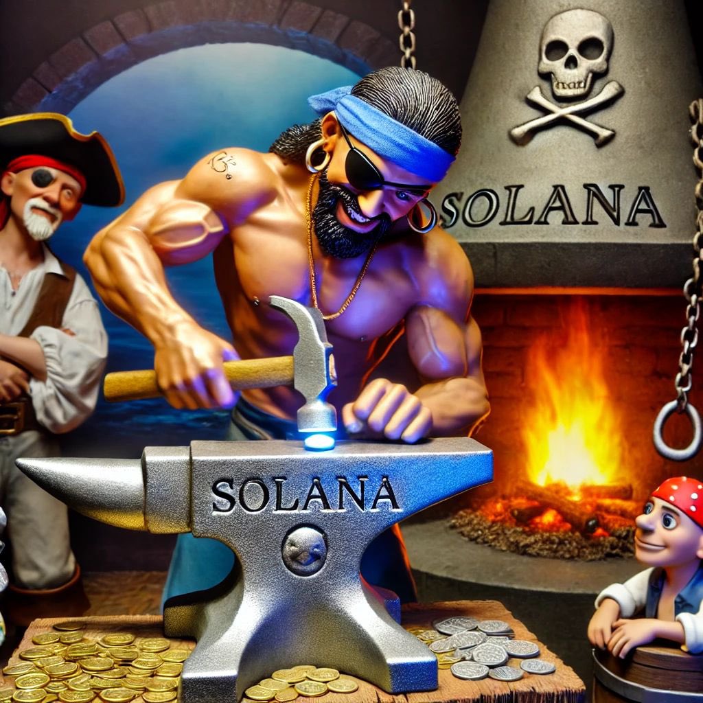 Forging the next big NFT collection on Solana like… Quality crafts and no gas fees! Who’s ready for some digital gold?