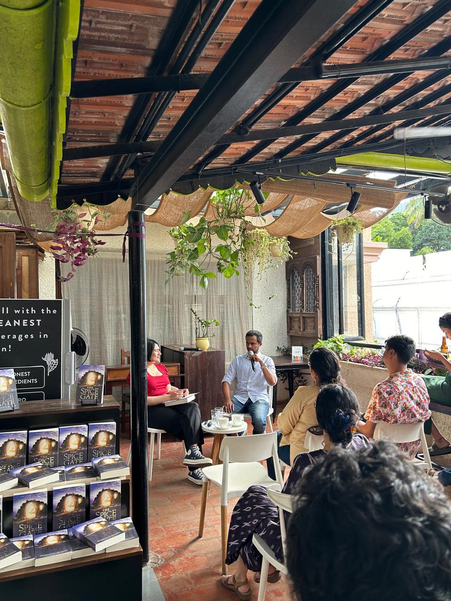 HarperCollins (@harpercollinsin) on Twitter photo Prashanth Srivatsa (<a href="/prashatsa/">Prashanth Srivatsa</a>), author of #TheSpiceGate, in conversation with award winning author Lavanya Lakshminarayan (<a href="/lavanya_ln/">Lavanya Lakshminarayan | Interstellar MegaChef</a>) on 25 August at Champaca Bookstore, Bengaluru (<a href="/ChampacaBooks/">Champaca</a>).
Delve into this debut fantasy and journey through the Spice Gates as Amir, a Prashanth Srivatsa (<a href="/prashatsa/">Prashanth Srivatsa</a>), author of #TheSpiceGate, in conversation with award winning author Lavanya Lakshminarayan (<a href="/lavanya_ln/">Lavanya Lakshminarayan | Interstellar MegaChef</a>) on 25 August at Champaca Bookstore, Bengaluru (<a href="/ChampacaBooks/">Champaca</a>).
Delve into this debut fantasy and journey through the Spice Gates as Amir, a
