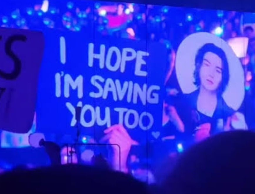 I HOPE I'M SAVING YOU TOO