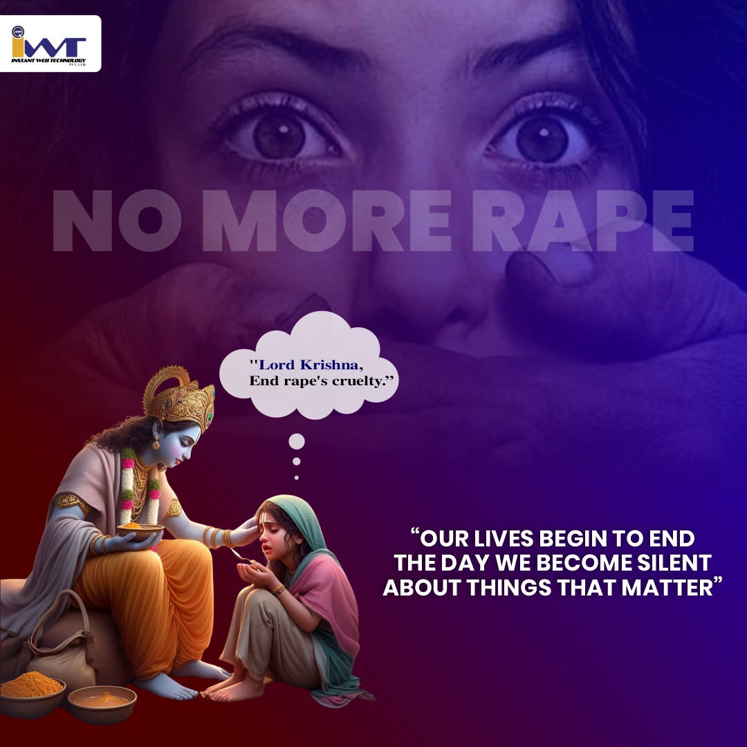 instantwebtech's tweet image. ✅ On this sacred day of Krishna Janmashtami, let us invoke the divine spirit of Lord Krishna to end the cruelty of rape and bring justice and safety to all. May His wisdom guide us towards a society free of violence and full of compassion.

#HappyJanmashtami #KrishnaJanmashtami