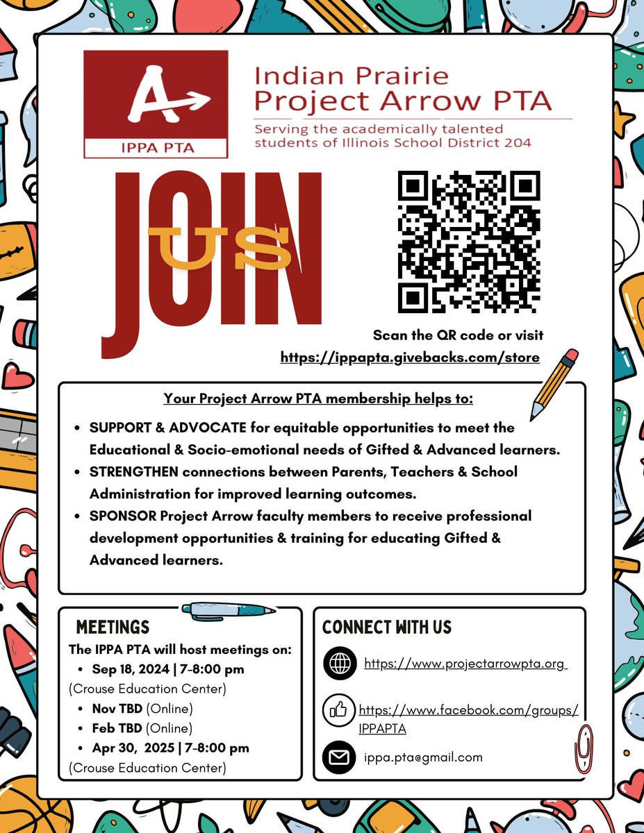 Are you looking for a way to get more involved in your child's education? The IPPA PTA is a great way to connect with other parents and support your child's PA program. Join us TODAY!