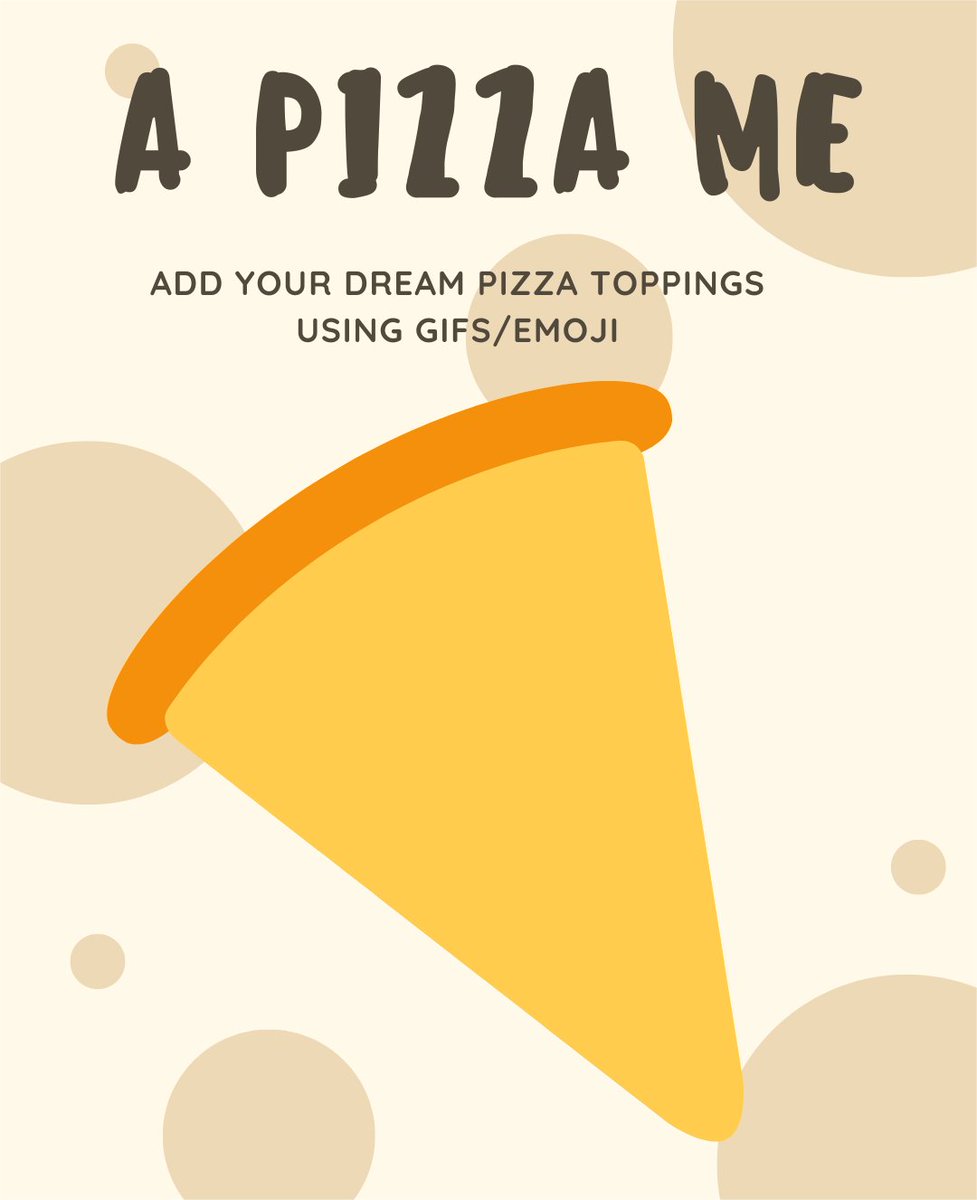 Costway_com's tweet image. Build your dream pizza! 🍕What would you add?
🎨Using GIFs or emojis in the comments. Let’s see your pizza masterpiece.

#pizzaart #funnygame