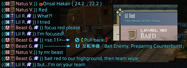 natus_ffxiv's tweet photo. LMAO THIS PERSON IN FRONTLINE IS CALLED LIL RED AND THEY'RE SO CLUELESS https://t.co/8pwTBcZjSz