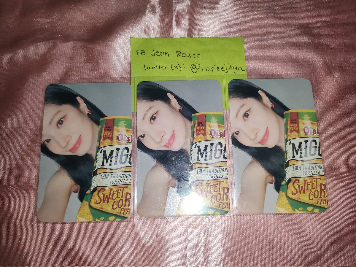 wts / lfb ph #rosieejihyo_sells

[ twice photocards ]
╰₱ 20 - 50ea
╰x sensitive
╰x rush shipping
╰gcash;flash/j&amp;t
🤍 = 1:1 ratio

🏷️nayeon jihyo sana dahyun tzuyu momo mina chaeyoung jeongyeon once pc  b1&amp;2 tol newsroom pob trading card with youth dicon oishi v2 poca pamigay