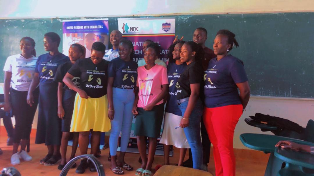 signsforall256's tweet photo. HISTORY MADE! 🎉 Uganda's 1st ever Sign Language Debate Challenge saw 2 hearing teams debate using ONLY sign language!
A huge step towards inclusivity & raising awareness about deaf experiences. #SignLanguageForAll #InclusionMatters #DeafAwareness https://t.co/kY6hQIc7oS
