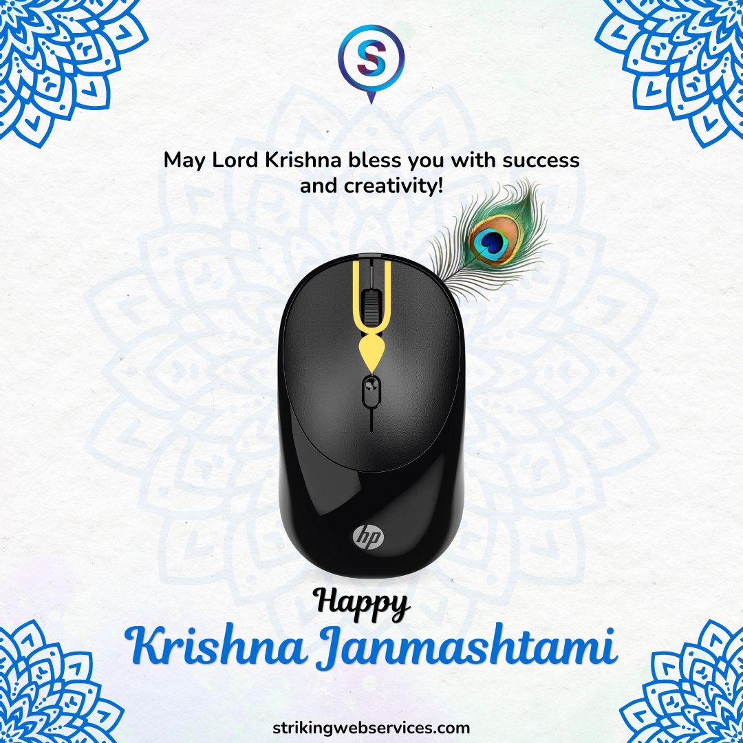 Strikingservice's tweet image. Wishing you a joyful and prosperous Janmashtami from Striking Web Services.
Contact us: +91 7014764199
#creativeboost #creativejourney #techandcreativity #creativegrowth #janmashtami2024 #designgoals #designinspiration #successandcreativity #strikingwebservices #jaipur