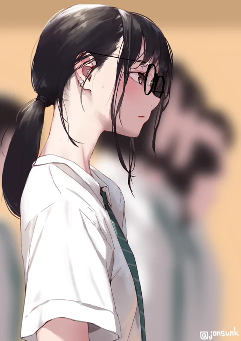 暑さで隣の子から殺意が漏れてた