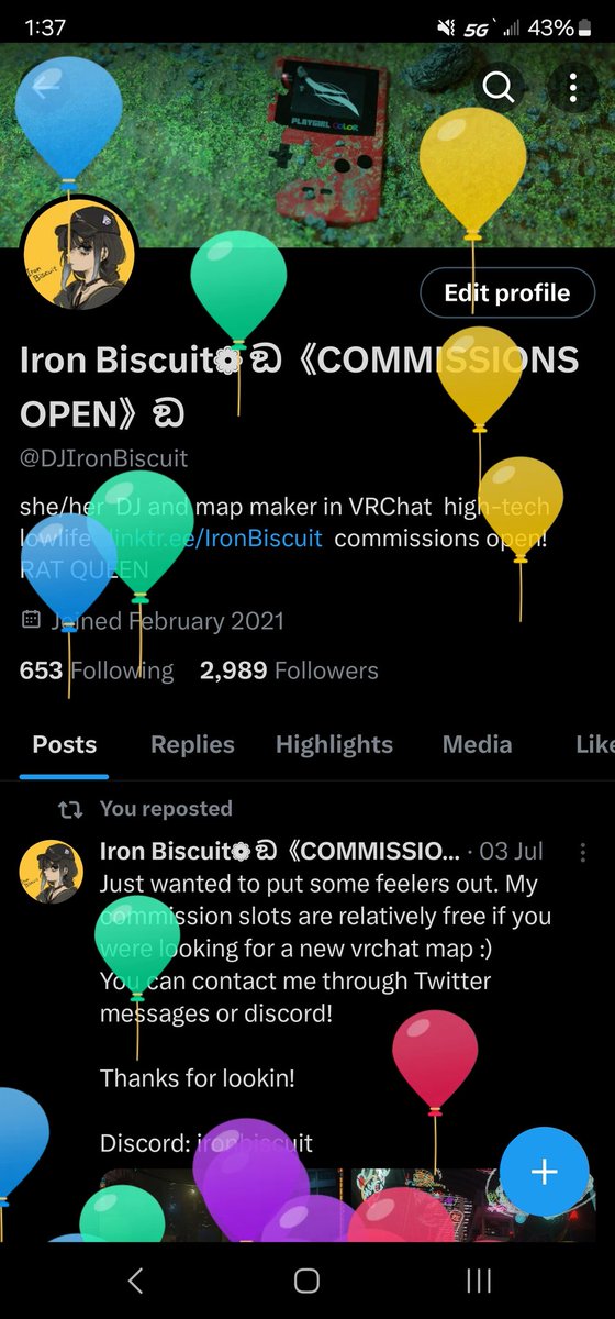 I think my profile is broken