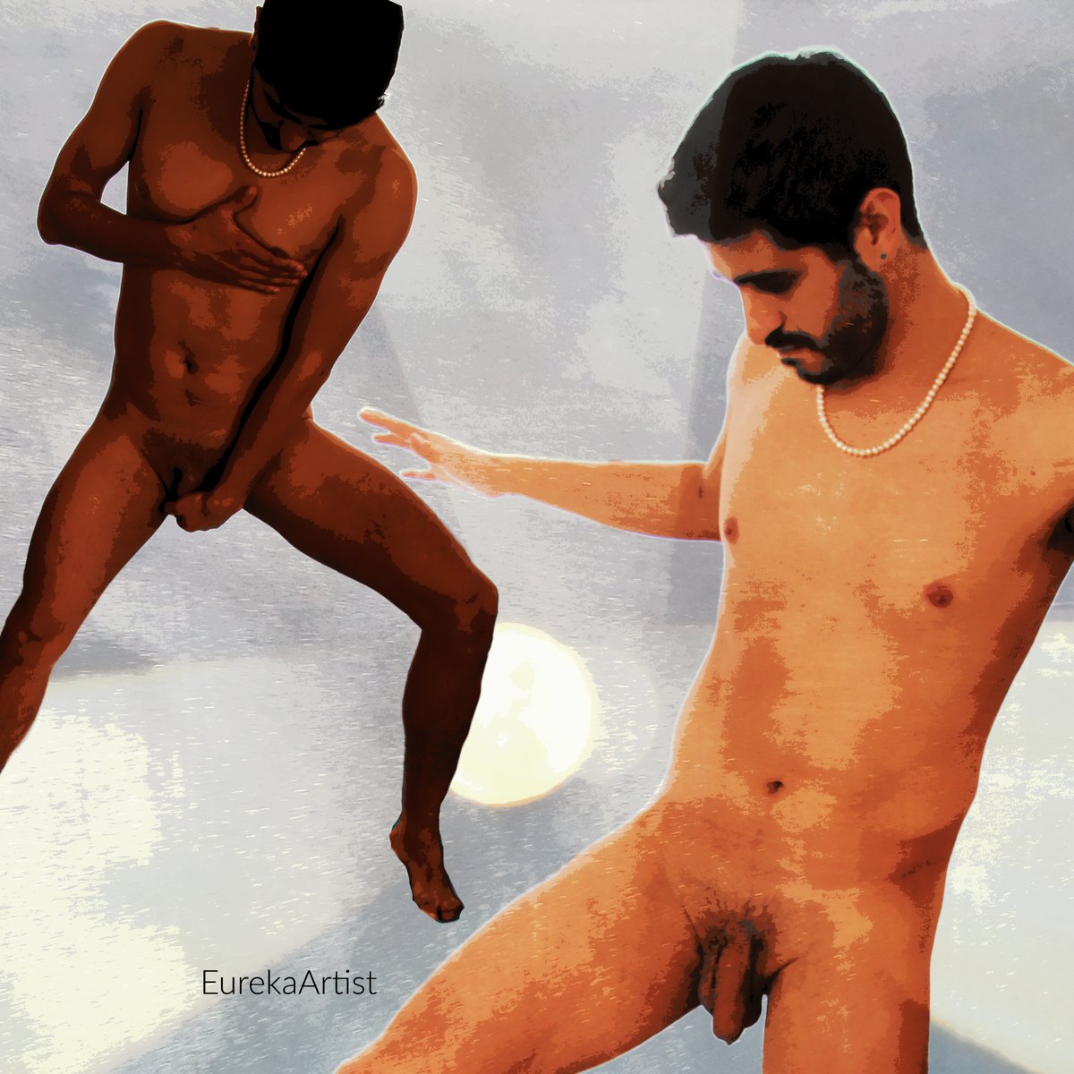 experimenting with figures originally captured in a mirror