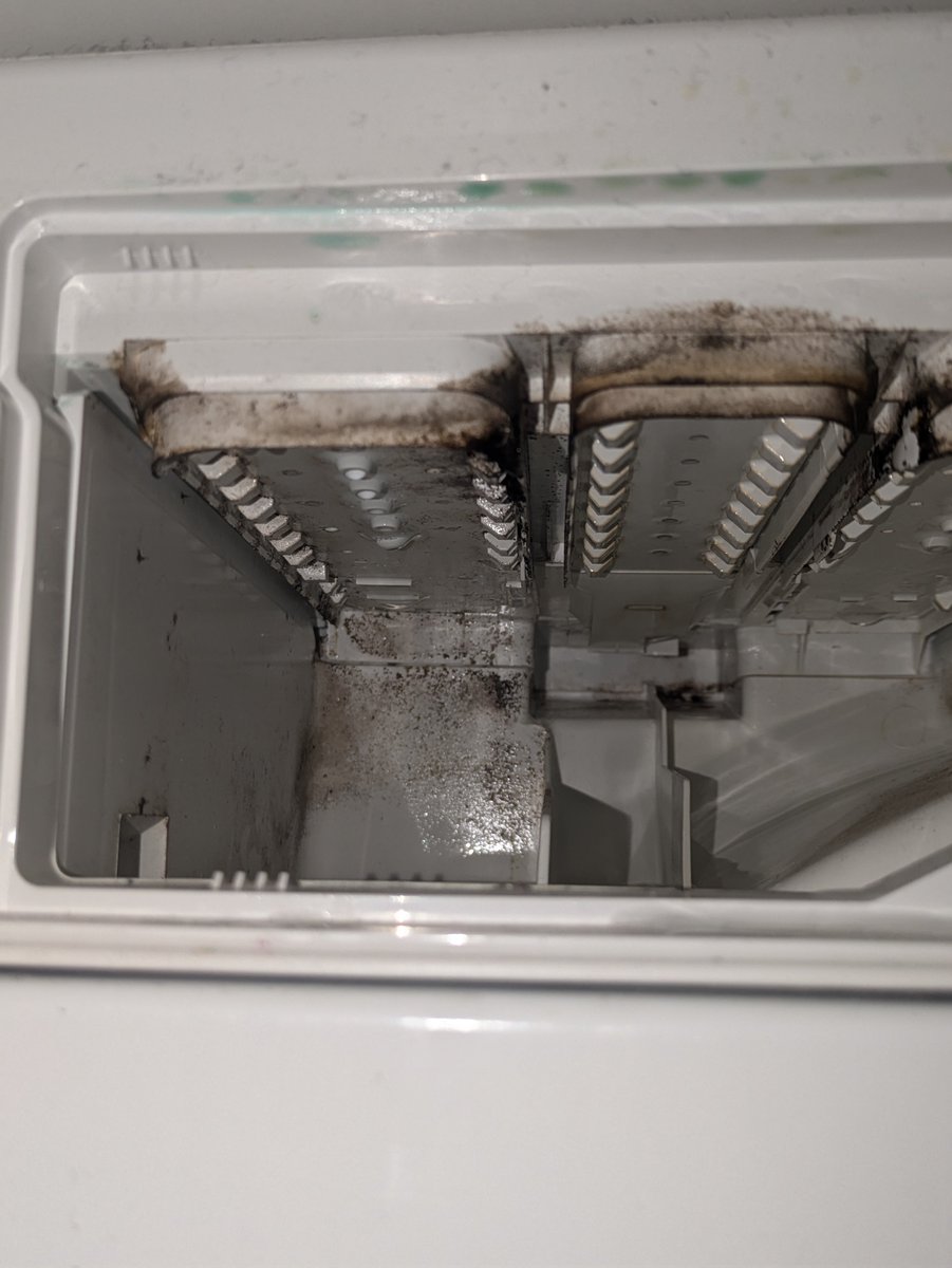RealAnitaWhite's tweet photo. OMG.
I never clean behind the washing machine detergent drawer.
Look what I found!
#HealthHazard
#CleanIt!!!
(#WearARespirator) https://t.co/QpQLrZuDxN