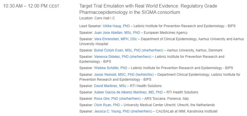 Buket Öztürk Esen (@boztdk) on Twitter photo Excited to participate in #ICPE2024 in Berlin! Looking forward to insightful discussions and networking with experts in #pharmacoepidemiology. Interested in sustained treatments and #TargetTrialEmulation? Join us for our symposium on Wednesday at 10:30!
#DCEatICPE <a href="/DCEAarhus/">Department of Clinical Epidemiology, Aarhus</a> Excited to participate in #ICPE2024 in Berlin! Looking forward to insightful discussions and networking with experts in #pharmacoepidemiology. Interested in sustained treatments and #TargetTrialEmulation? Join us for our symposium on Wednesday at 10:30!
#DCEatICPE <a href="/DCEAarhus/">Department of Clinical Epidemiology, Aarhus</a>